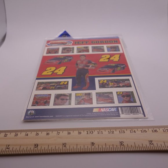NASCAR Jeff Gordon 24 Stamp Stickers & Memo Mouse Pad & Racing with NASCAR Book - Picture 5 of 14